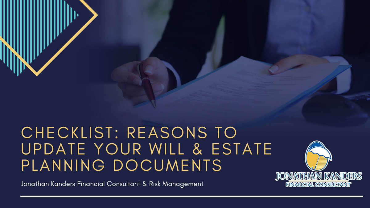JonathanKanders's tweet image. Once they make a will, many people will put it in a safe deposit box or leave a copy with their attorney, and forget about it. 
Read: tinyurl.com/y55skywa
.
#JonathanKanders #FinancialConsultant &amp;amp; #RiskManagement
Woodbury NY Financial Consultant
JKanders.com