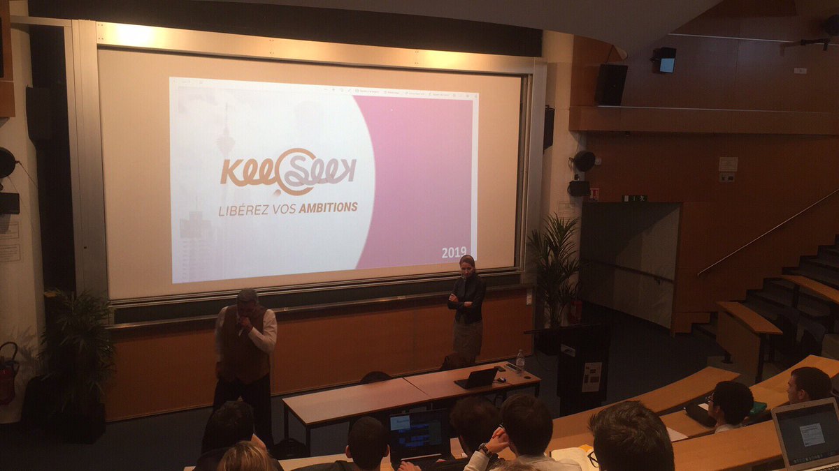 sofiasmi1840's tweet image. Intervention de @MariePMahe à #télécomPS sur l’historique et le business model de son projet @keeseek_france!
