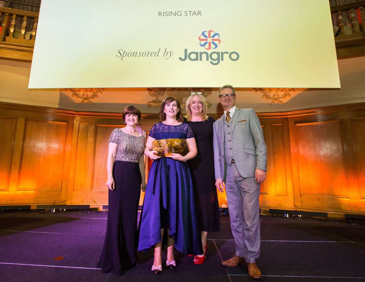 JangroLtd's tweet photo. Last week was the @ECH_Awards in London! We were very honoured to be sponsoring and presenting the 'Rising Star Award'⭐️
#Congratulations to all the winners and finalists, we hope you all had a good night 🎉
#ECHA19 #cleaning #hygiene #awards https://t.co/nx8E4G5u3v