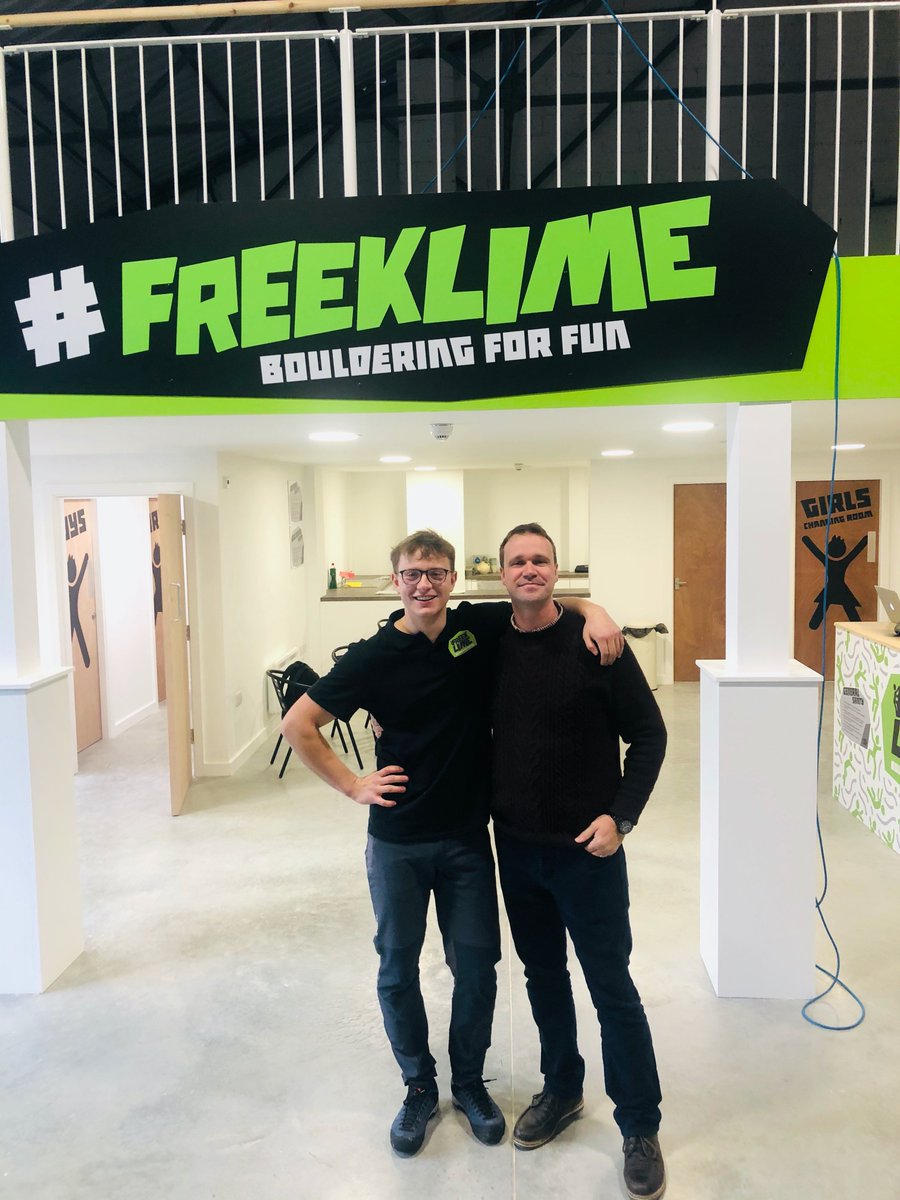 Delighted to have been able to work alongside #freeklime in developing their new facility in Huddersfield. Good luck to Chris and his team in their new venture <a href="/huddersfield/">Huddersfield Town</a> #climbing