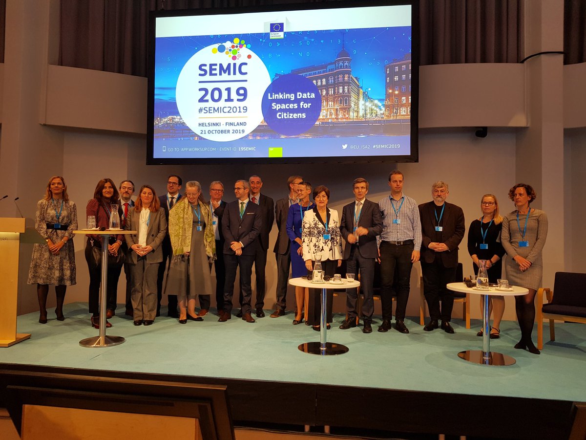 #SEMIC2019 is a very great community. Thanks to all the speakers and ISA2 group. 
@EU_ISA2 #publicservices #linkedopendata #consentmanagement #linkeddataspacies