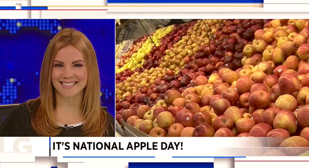 JaceyWPLG's tweet photo. It’s #nationalappleday 🍎 🍏
Do you like apples?! What kind?!
My favorite is fuji 😊 https://t.co/shvLbHh8v0