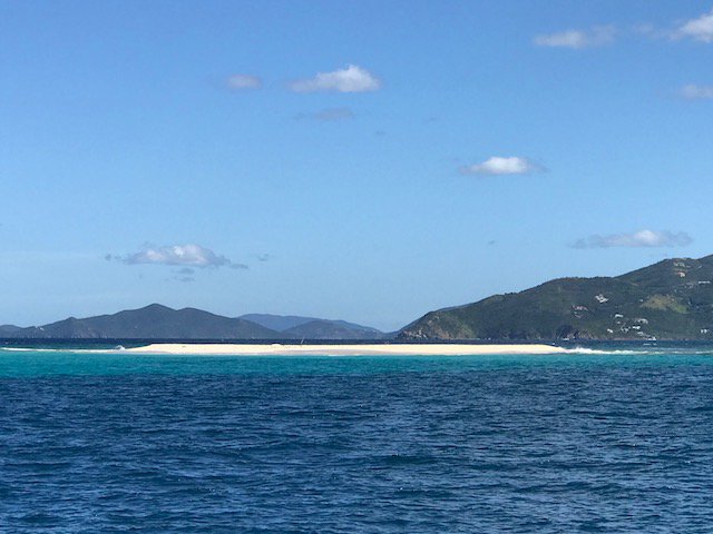 Anchored behind Sandy Cay off #JostVanDyke in the #BritishVirginIslands join us on a #BVIYachtCharter