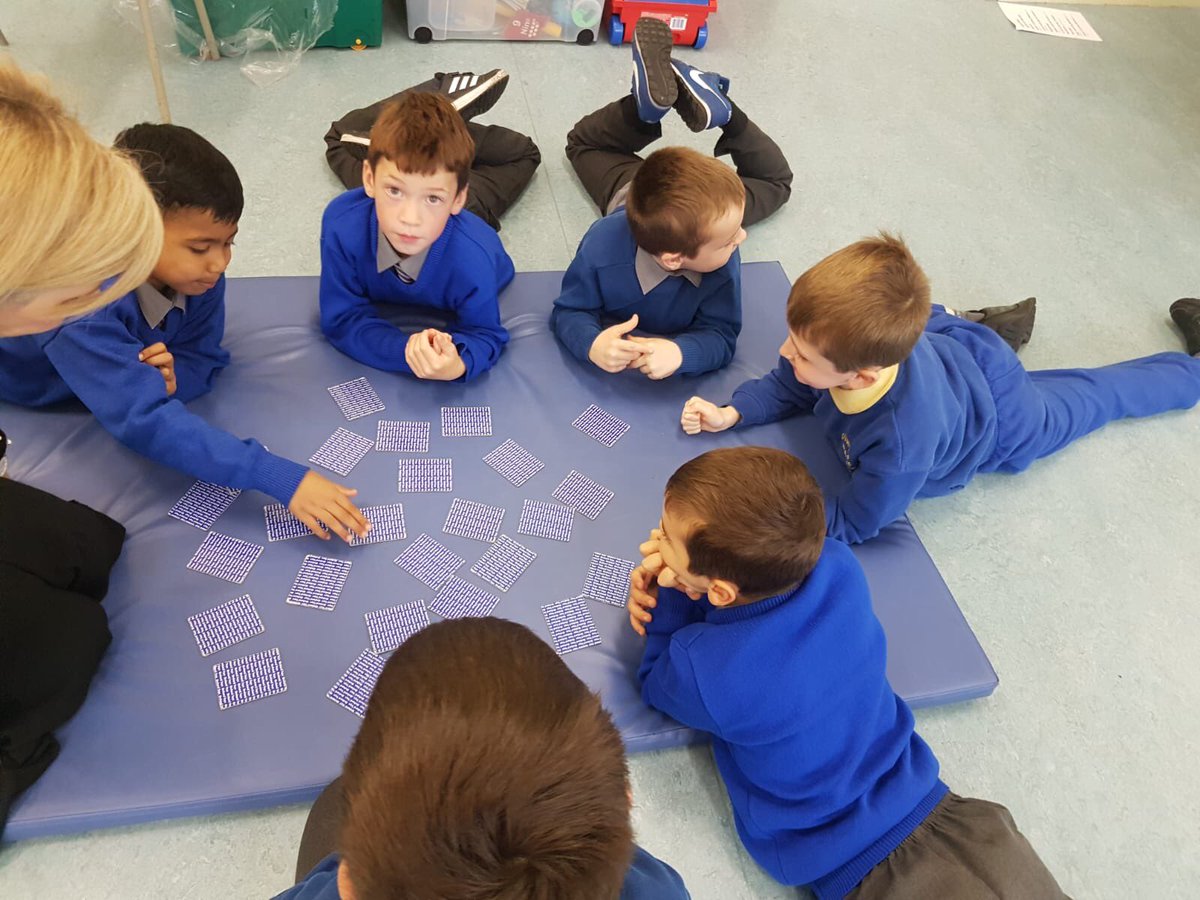 nenaghcns's tweet photo. Ms Harrington’s 1st Class enjoying Maths games in the hall for #MathsWeek19 https://t.co/VPRXfL87Jb