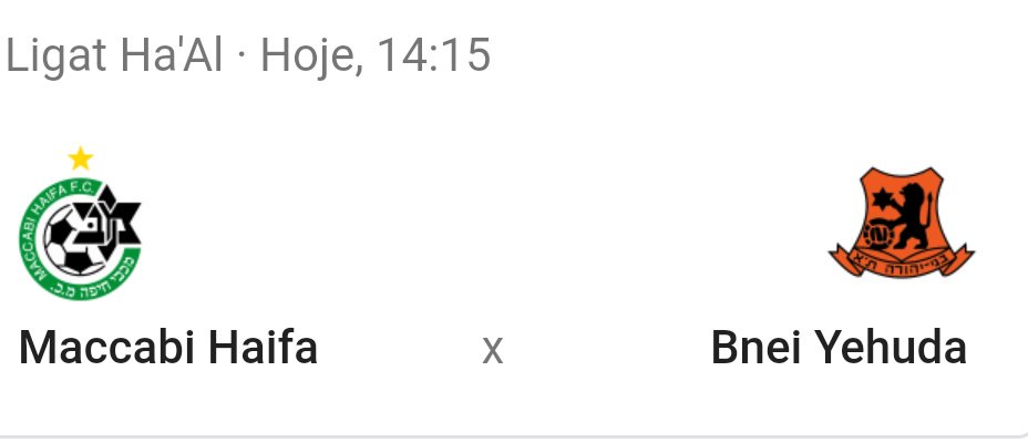 MaccabiHaifa's tweet photo. Depois de muito tempo
HOJE TEM MACCABI!!!

O Maccabi recebe o Bnei Yehuda no Sammy Offer em busca de mais uma vitória para se consolidar no campeonato! https://t.co/o9r0FiS8ez