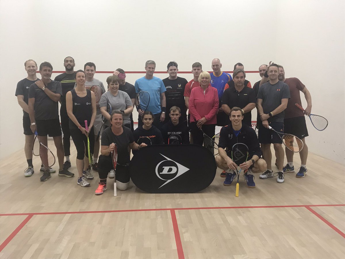 Dunlop Roadshow on Saturday with <a href="/nickmatthew/">Nick Matthew OBE</a> <a href="/declanjames1/">Declan James</a> at <a href="/theparksquash/">The Park Squash Club</a> Great event at a great club! #TeamDunlop <a href="/DunlopSquash/">Dunlop Squash</a> <a href="/kev_fruitbat/">Kevin Emery</a>