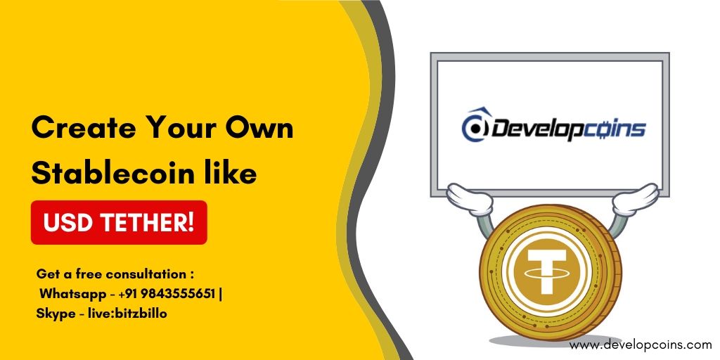 developcoins's tweet image. Do you want to create your stablecoin like USD TETHER? - Take a free consultation here - bit.ly/2U6orkn

#developcoins #stablecoins #stablecoindevelopment #USD #Tether #BitcoinAir #GeminiDollar  #PAX #USDT #USDC #TrueUSD