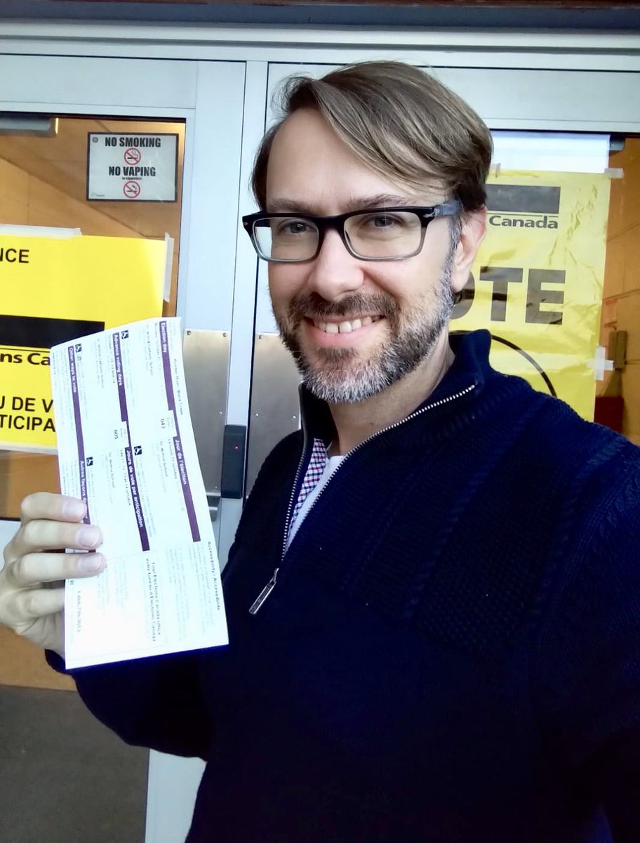 Today we have a chance to vote for real change here in Humber River-Black Creek.

I voted for <a href="/MariaAugimeri/">Maria Augimeri</a> so we could have a strong voice for our community in Ottawa! #elxn43