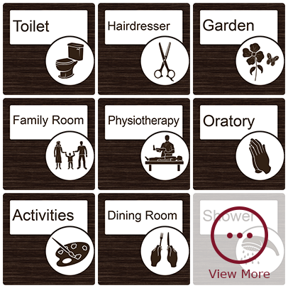 Signageforcare's tweet photo. Looking for dementia friendly signage with a wood finish for your #carehome? Choose from, Oak, Walnut and White Pine. from our accredited signage range.  https://t.co/8nLNBBa4vT #carehome #dementiafriendly #dementiasignage #carehomesigns #carehomesignage #signageforcare https://t.co/Y4R4MRddkF
