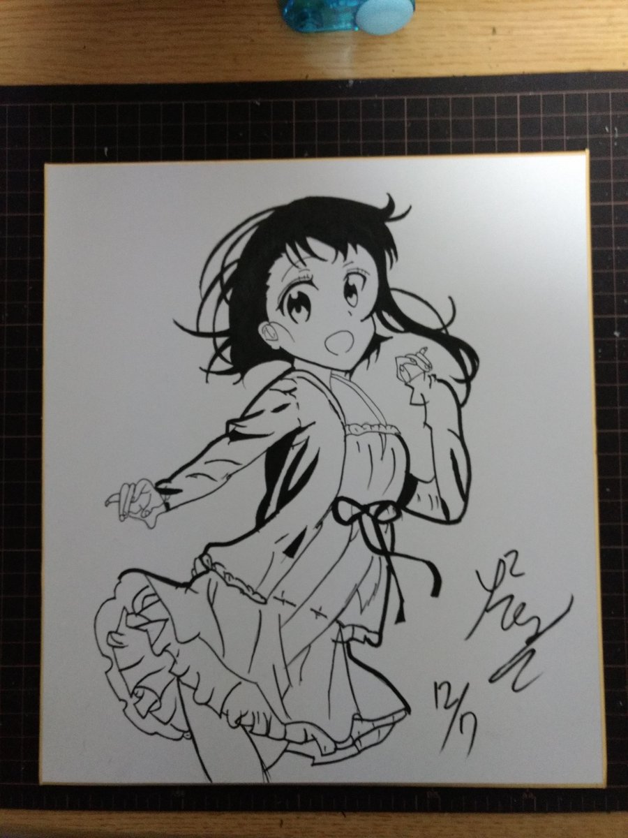 ニセコイ 絵師さんとつながりたい 絵描きさんと繋がりたい 小野寺小咲 橘葉月 塗るのが特に苦手の漫画