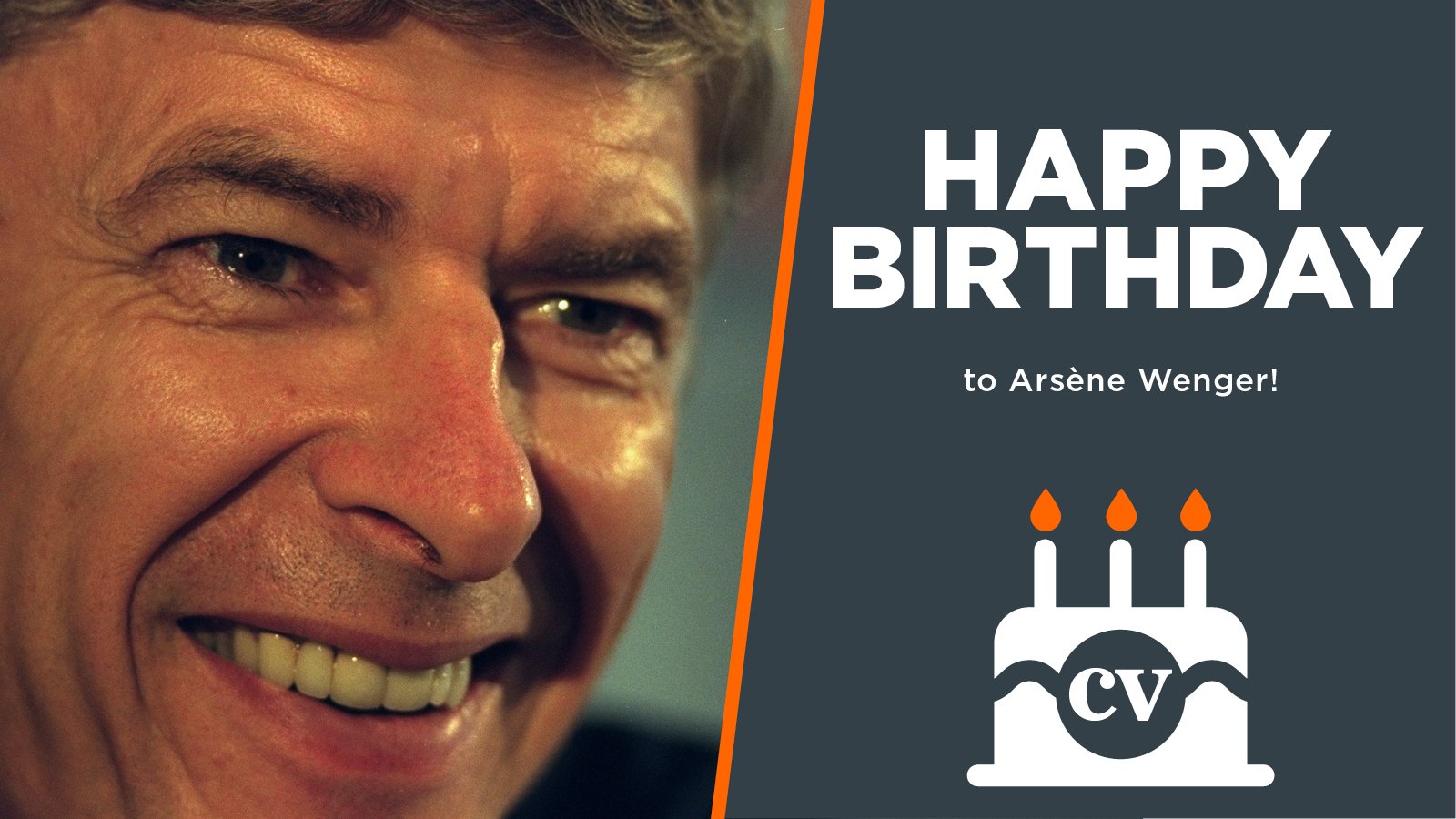  Happy birthday to Arsène Wenger!  Premier League   FA Cup       Community Shield       