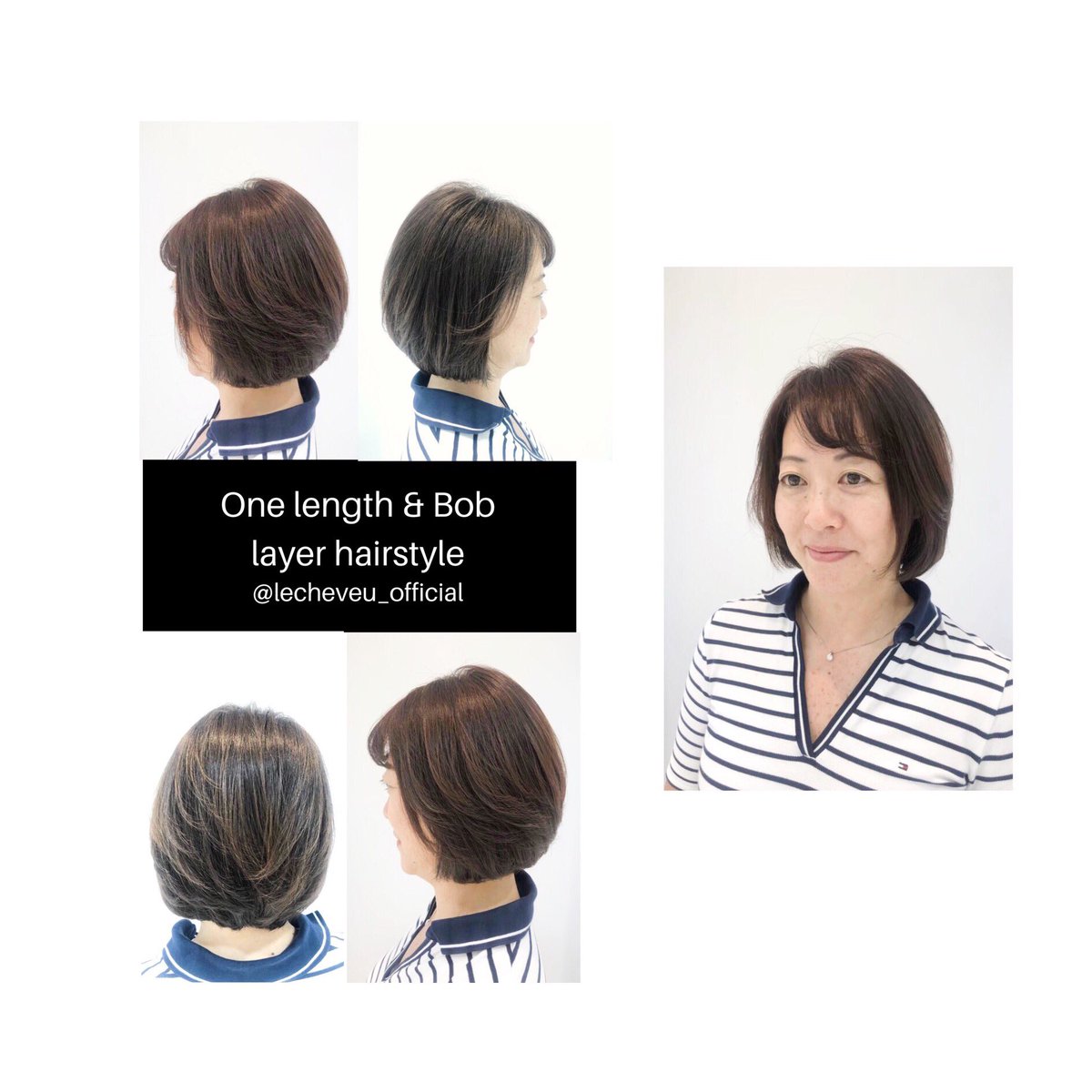 Lecheveu 美容室 Official Twitterissa ワンレンベースのボブレイヤー のご紹介です ワンレンベースのボブ レイヤーです 新しいスタイルにいかがですか ヘアスタイル 秋のファッション 美容師求人 美容室