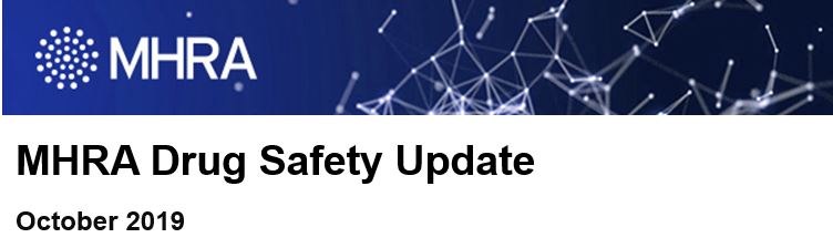 MHRAgovuk's tweet photo. Our Drug Safety Update (#DSU) for October is now online 💻 

Find all the details, including alerts on #Picato, #Opdivo and #Emerade auto-injectors on our website: 

https://t.co/TfwKk6xIJQ 🏥💊💉 

#DrugSafety #ThinkPatientSafety #PatientSafety #DrugSafetyUpdate https://t.co/7m8WUPw5Q1