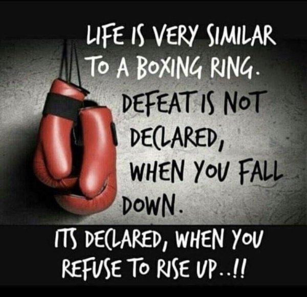 Up and at it - defeat is not an option!

#MondayMotivation
cincinnatipersonalinjurylaw.com