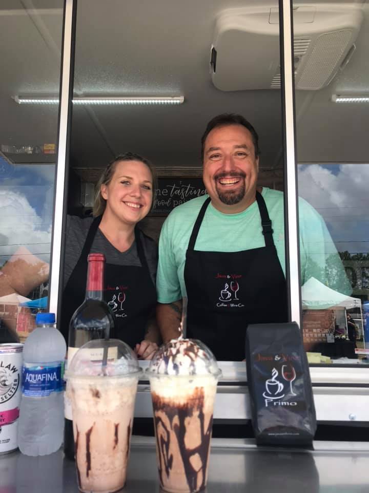 JavaandVine's tweet photo. We had a great time at #biketoberfest! Thanks to everyone who came out to J&P Cycles & supported us! #javaandvine #coffee #coffeelover #wine #winelover #foodtruck #daytona #daytonabeach #citruscounty #crystalriverfl https://t.co/y3cKBNq82Q