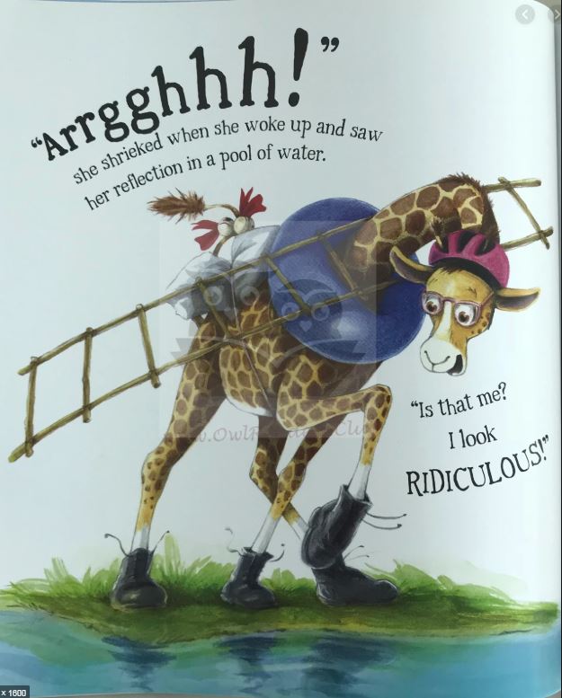 I´ve been reading my daughter a wonderful story called The Nearsighted Giraffe.  I´m convinced it is a 'Miranda' spin off. A tall, stubborn but highly resilient and resourceful female just trying to make it in the world. Resemblance?