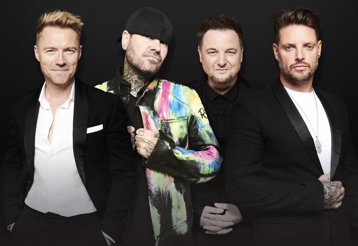 Coming along to see @theREALboyzone tonight? Here are your show times: Pre-Show Party in the Cinderella Bar – 6pm 5West – 7:30pm Interval – 7:55pm Boyzone – 20:25pm Show ends – 10:25pm