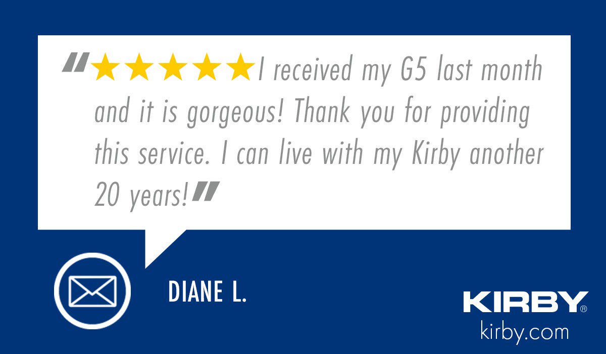 thekirbycompany's tweet image. Longevity is what we stand by! #Kirby #KirbyClean #cleanmachine