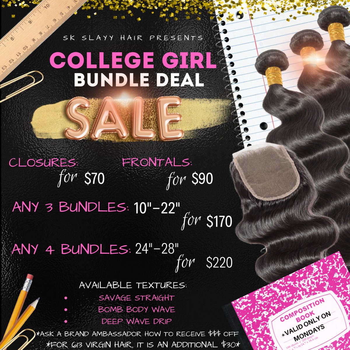 MikMonroeCo's tweet image. Your #CollegeGirlHair Plug✨ 
FOLLOW US ON IG: @SKSLAYY.HAIR #DCHAIR #DMVHAIR #DMVWIGS #NCHAIR #SCHAIR #VAHAIR #MSU23 #BSU23 #HU23 #VSU23 #MSU22 #VSU22 #MACHINEMADEWIGS #HBCUHAIR