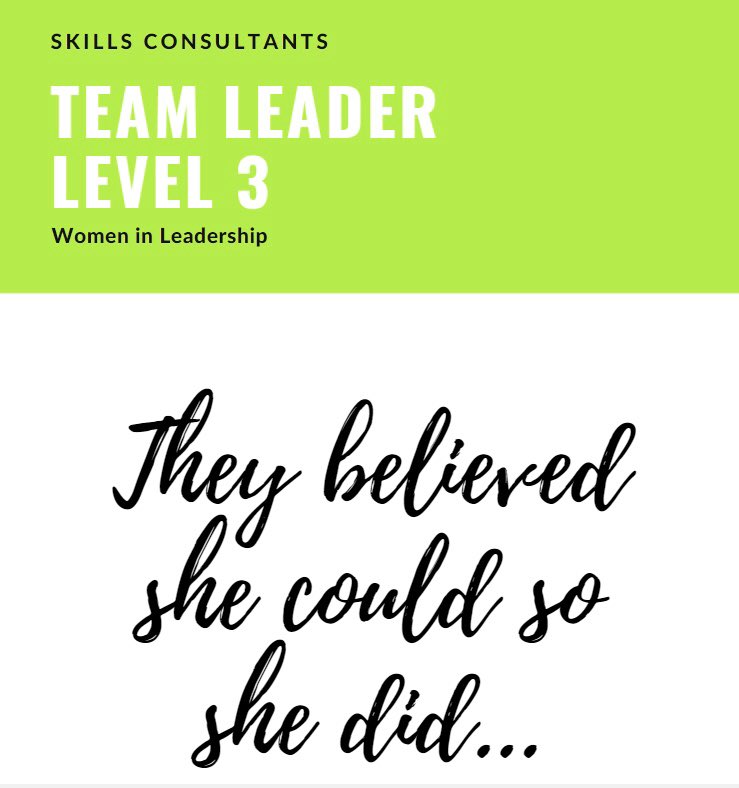gotoignite's tweet image. We’re very excited about this 👇🏼 New for January 2020 our Team Leader Level 3 #Apprenticeship for Women In Leadership. Register your organisations interest: emma@skillsconsultants.co.uk #BusinessNews #apprenticeships #MondayMotivation #fireitup #thisgirlcan #ThisisMINE #levy