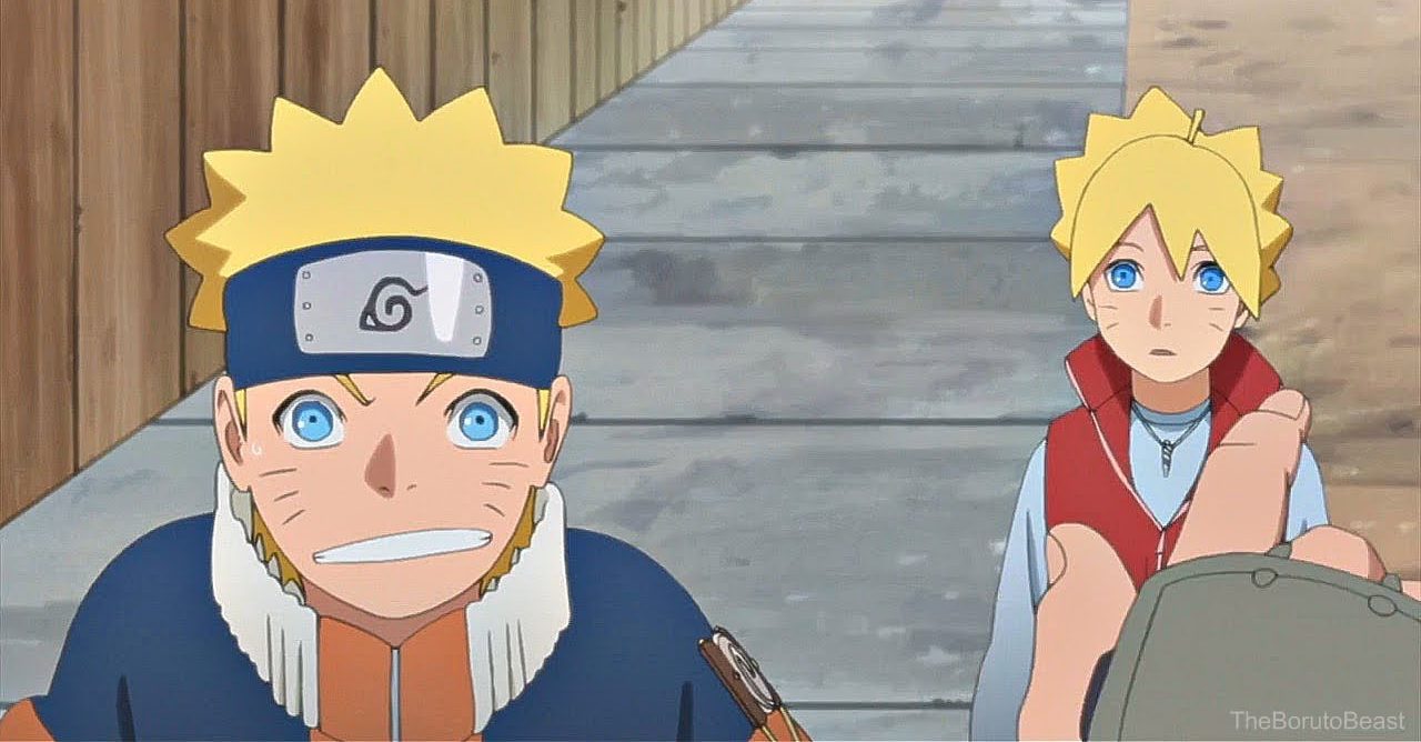 Boruto tem encontro com Naruto criança, retorno de Jiraiya e jutsu sensual