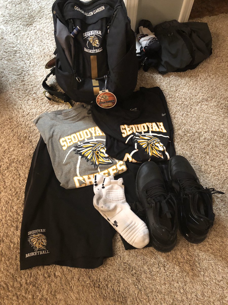 Is it sad that I lay my coaching clothes out the night befor like a giddy 1st grader getting ready for first day of school. Hope all players are as excited as all us coaches are for first day of practice. #alwaysbeprepared