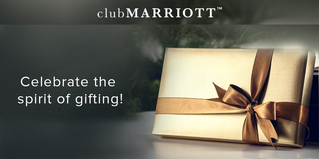 This festive season, treat your family &amp; colleagues with luxury experiences. Gift them a Club Marriott membership and let them enjoy a year full of benefits at participating Marriott International hotels across Asia Pacific.

Click here bit.ly/2BtluhV to know more.