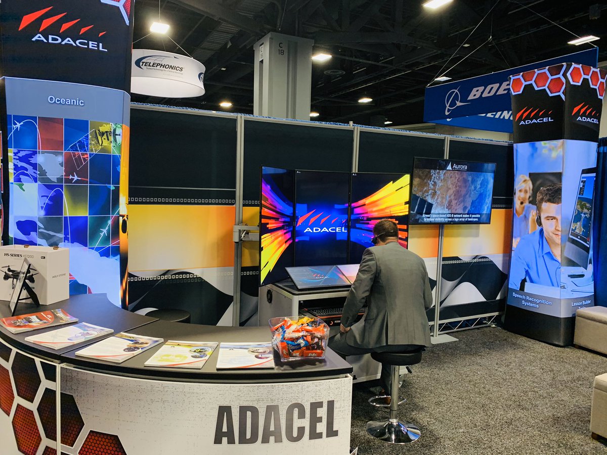 AdacelSystems's tweet image. Turning on our #MaxSim #ATC #simulator and then we are ready to go! Day 1 at #ATCA Annual in Washington DC. Visit us at booth 618 for a chance to win a drone and learn about our advanced #ATM and #ATC systems. #AirTrafficController, #Simulation, #airtrafficmanagement