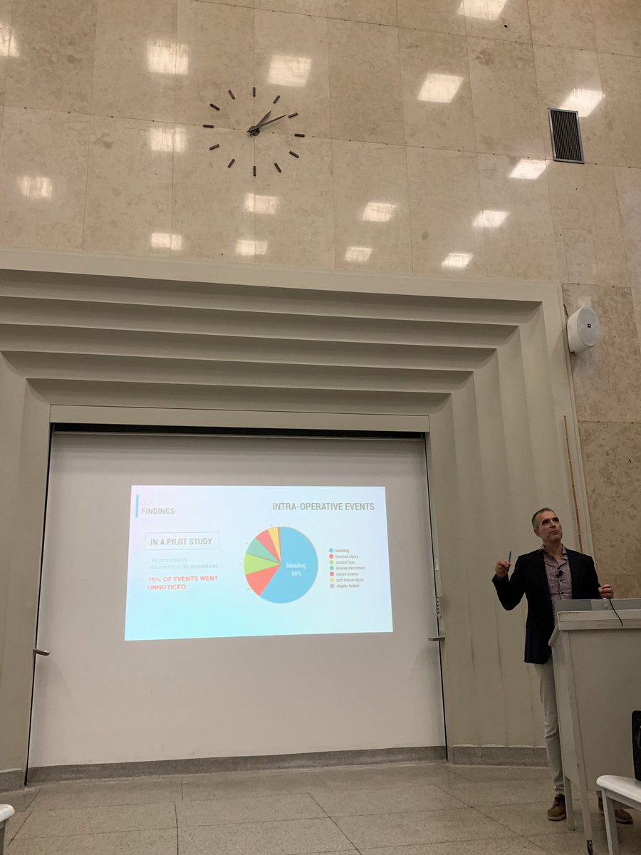 Inspiring insights from #SurgicalDataScience pioneer <a href="/TGrantcharovMD/">Teodor Grantcharov</a> alias the “transparent surgeon”. Thanks for coming, we really look forward to working with you! #cami_news