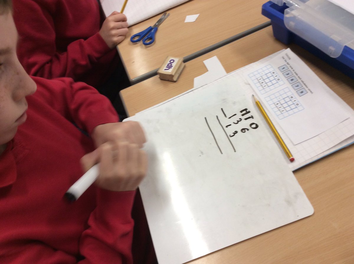 TheEllisY5's tweet photo. We have been learning about column subtraction. Here we are exploring our new skill by completing some digit card challenges. #exploringmaths #mathsmatters @WhiteRoseMaths https://t.co/tDBrI1lOWK