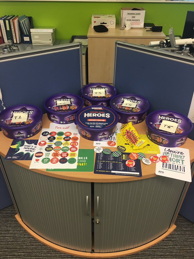 Ann1893's tweet photo. @HighwaysYORKS @HighwaysNEAST My colleagues in the NE RCC celebrating International Control Room Week. What a fantastic job they all do. Our #unsungheroes https://t.co/57OughT2NH