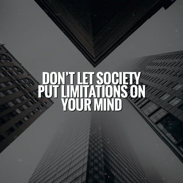 Do you feel society limits you?⁣
#society #limitations #nolimits #driventosucceed #fearless #successquotes #motivationalquotes #onlinebusiness #inspirationalquote #entrepreneurlife #entrepreneurlifestyle #startuplife #motivationalquote #businesslife