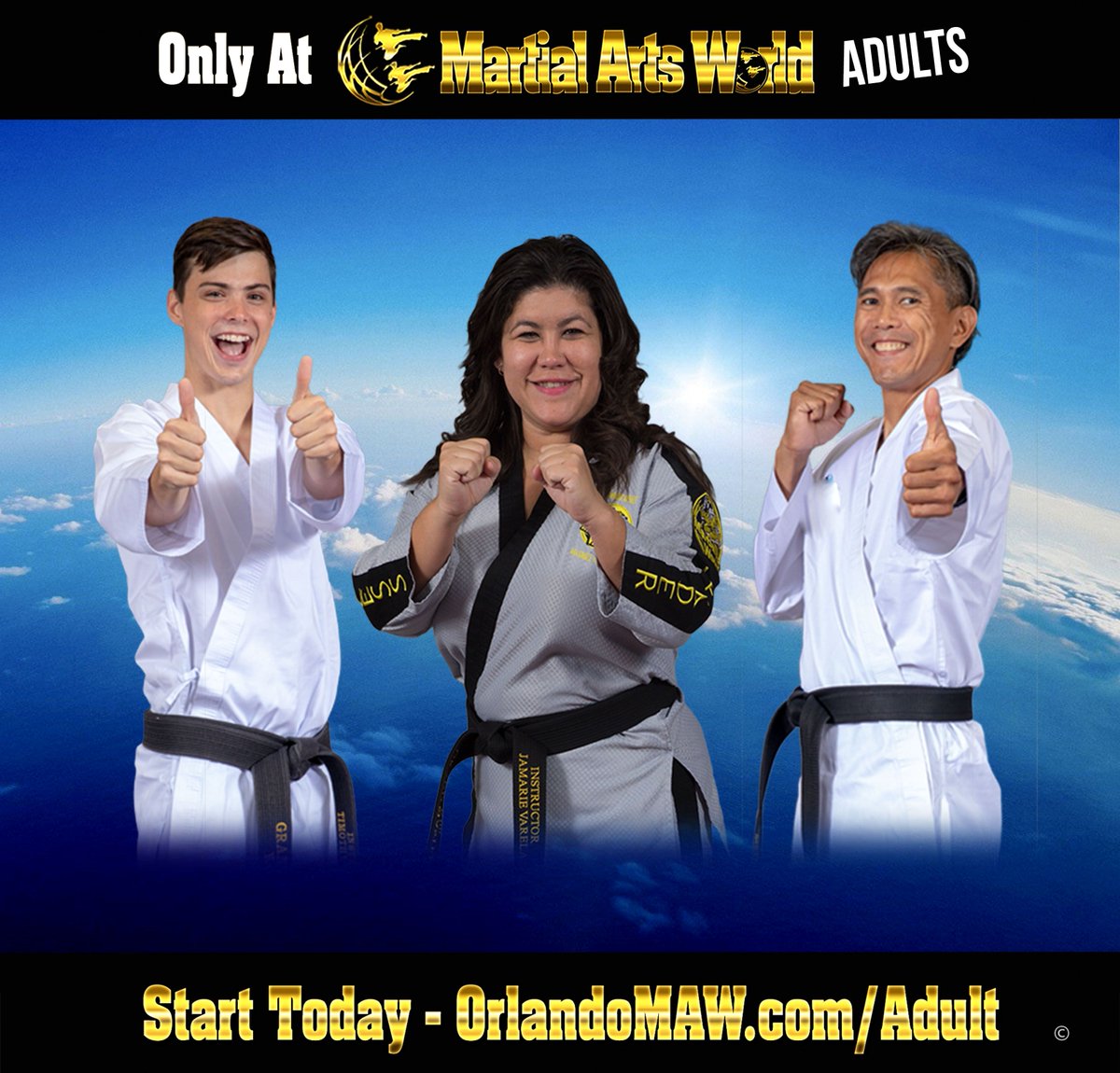 maw_orlando's tweet image. Develop positive relationships while learning Self-defense with our Modern Martial Arts system for Adults!
Join today - Orlandomaw.com/adult
Phone:(407) 897-6000