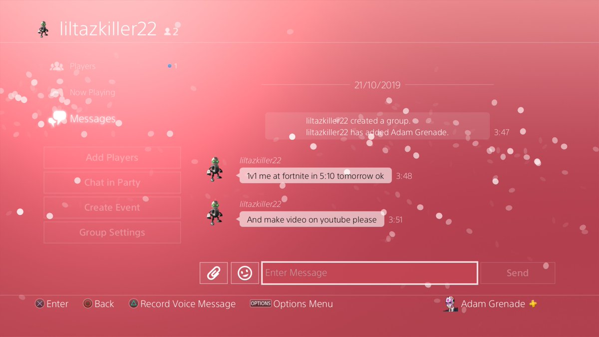 AdamGrenade's tweet image. Opened my PSN messages for the first time in months. Nope. #PS4share
