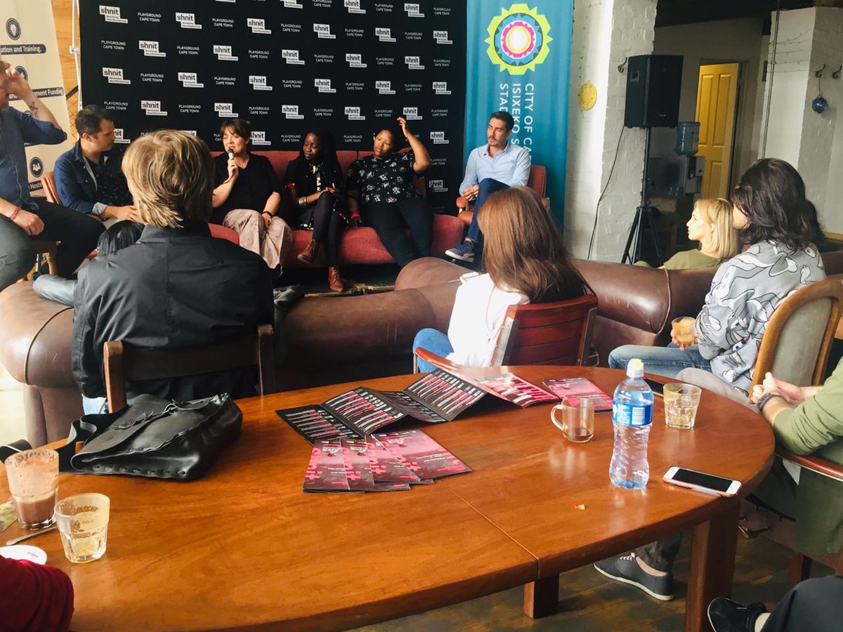 nfvfsa's tweet photo. [ICYMI] This past weekend @shnit , film producers were breaking doors down, talking about how to navigate the film industry and keep producing content with limited budgets and through strong collaboration.#shnit https://t.co/gBHNxea7CB