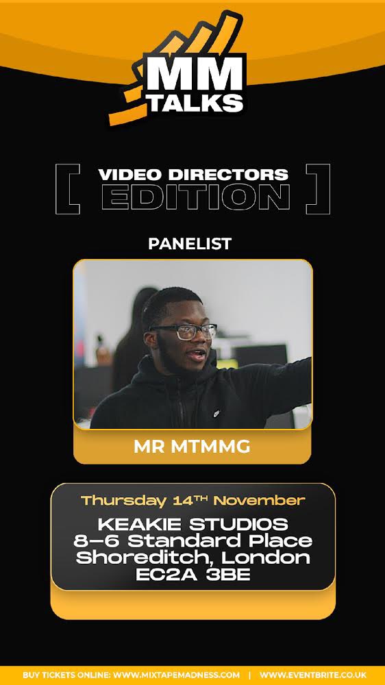 MRMTMMG's tweet image. Catch me speaking at @MixtapeMadness #MMTALKS event next month long side some dope directors.🚀

bit.ly/mm-talks-video…