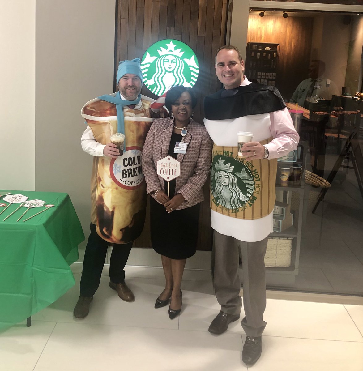 Starbucks is open at Baptist South! We are celebrating in grand fashion. Anything for our team members and families!