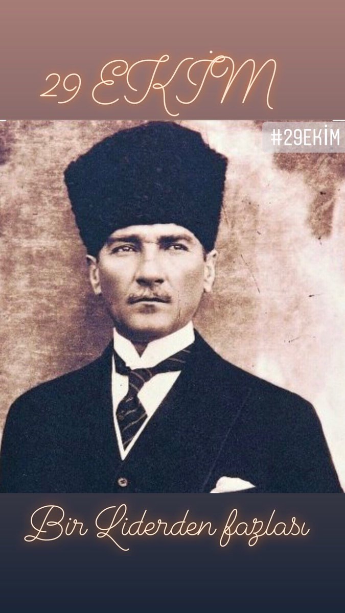 “Sen bir ışıksın, milyonları aydınlatan”
••••••••••••••••••••••••••••••••••••• 
#29ekim  #MustafaKemalAtatürkً