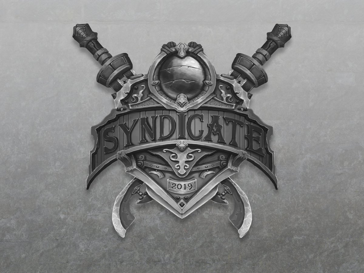 RogierStam's tweet photo. Fellow EU Smash Bros players! I drew the Syndicate logo with a different twist on it! Visit the Artstation link for higher resolution and phone wallpapers. If you can, please share &amp; retweet. @SyndicateNL #Syndicate2019 https://t.co/6gREdwDdwG https://t.co/AZX5cv2i4t