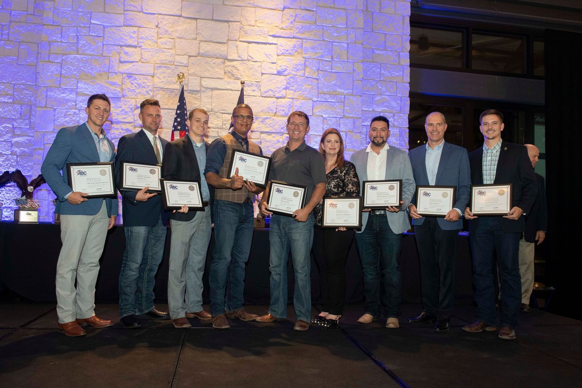 whiteconstcom's tweet image. On October 9th, #WCC was recognized as a “Best of the Best” and Platinum STEP recipient at the ABC Central Texas Chapter 2019 Safety and National STEP Awards banquet. Congratulations to our Austin team!
