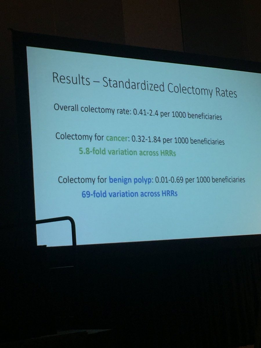Great presentation by Ana de roo at ACS in overuse of surgery for benign polyps ⁦<a href="/UMichSurgery/">Michigan Surgery</a>⁩ ⁦<a href="/ADeRooMD/">Ana De Roo</a>⁩ ⁦@JocelineVu⁩