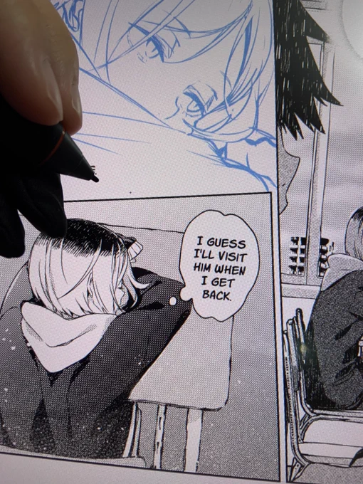 Drawing manga again after such a long time is so much fun (>w<) I'm re-learning everything, getting used to new tools and taking ages on every pannel, but I'll get better at it! (I hope?) #haikyuu #kenma #doujinshi 