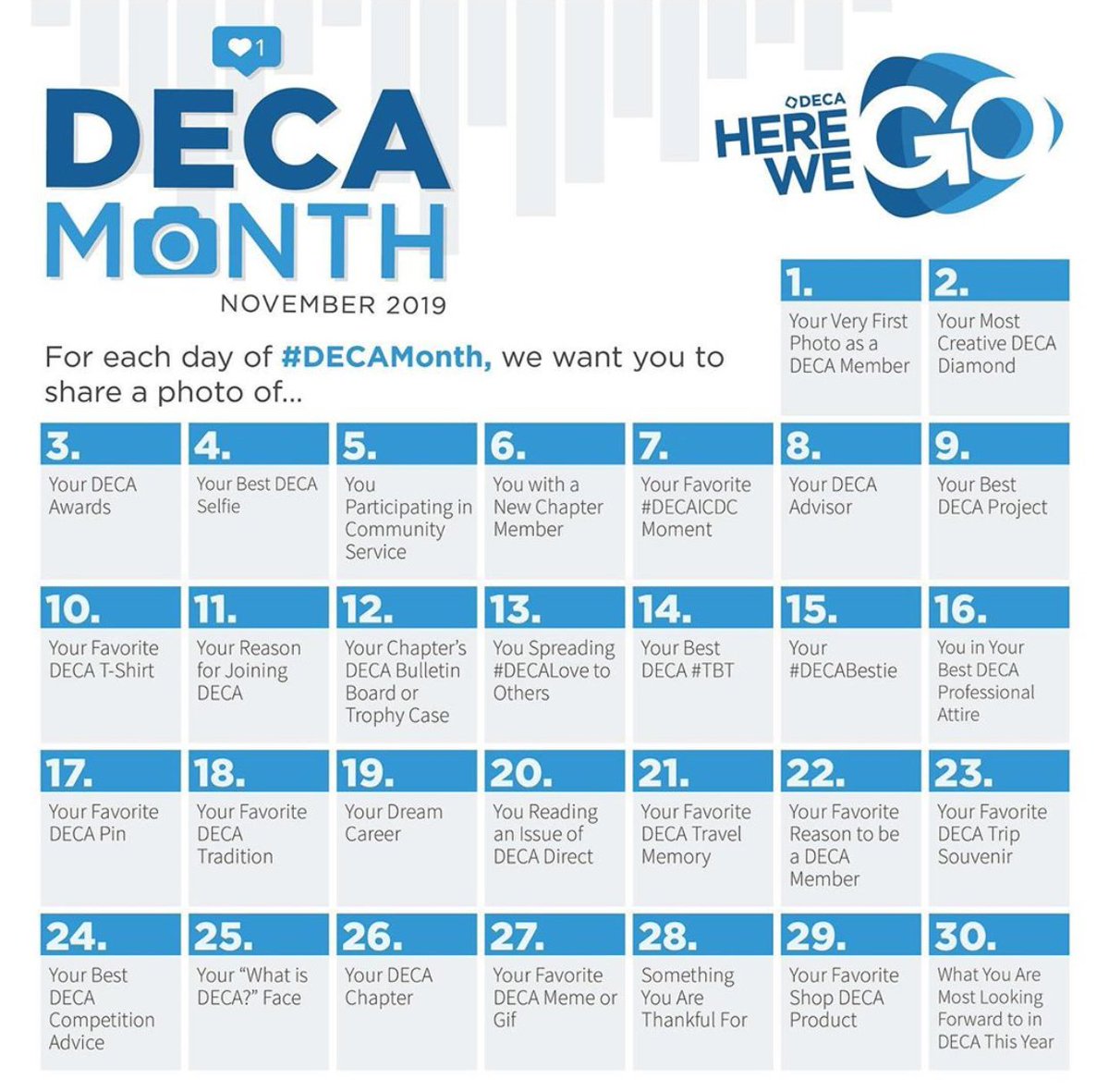DECA Month is here! #DECAHereWeGo!