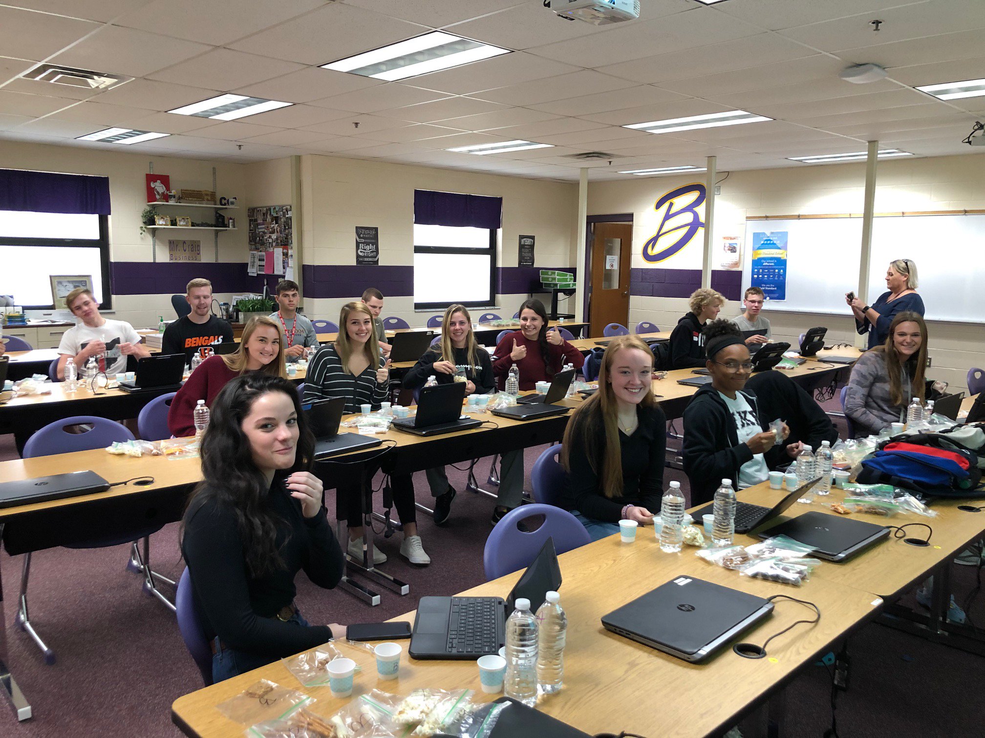 BellbrookSugarcreek Schools on Twitter "Last week BHS PBL marketing