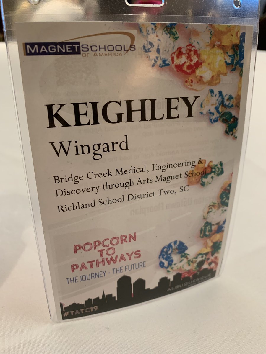 KeighleyWingard's tweet photo. Just wrapped up the opening session @MagnetSchlsMSA #TATC19. Looking forward to school tours tomorrow! @MEDatBCE @MedPro21 @TarheelEmily04 https://t.co/KzLCCqA4Sn