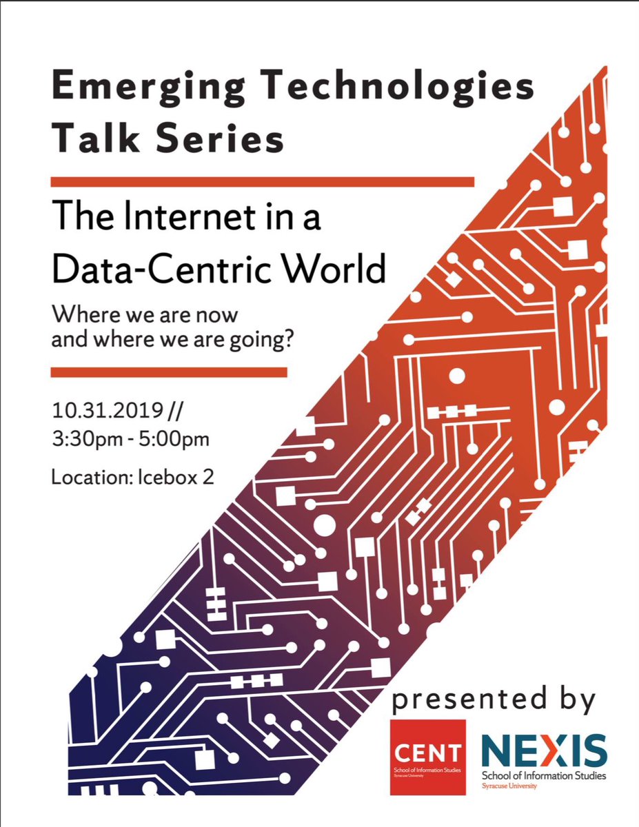 NEXIS_SU's tweet photo. Come through to the new Icebox 2 on Thursday for a really interesting discussion on The Internet in a Data-Centric World! https://t.co/pnjAByrwoI
