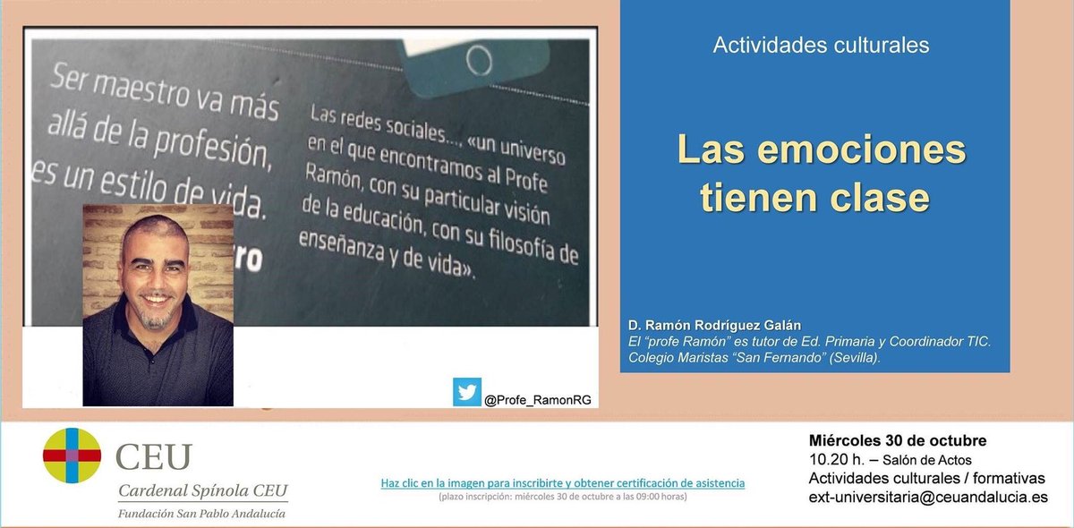 Lopez11Santi's tweet photo. “Los #adultos, sabemos identificar nuestras #emociones, les ponemos nombre, y las gestionamos, o no… Pero si hablamos de #niños, en edades de #Infantil o #Primaria, apenas saben identificarlas, no saben cómo se llaman ni han aprendido a gestionarlas” @Profe_RamonRG https://t.co/PSKt6X1vqP