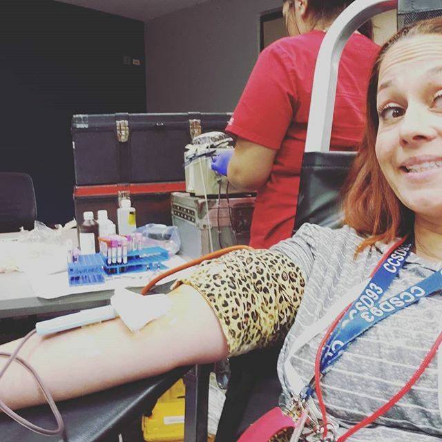 Donating blood today at the CCSD93 Blood Drive! #wearestallions #ccsd93 ift.tt/2PxCXOF