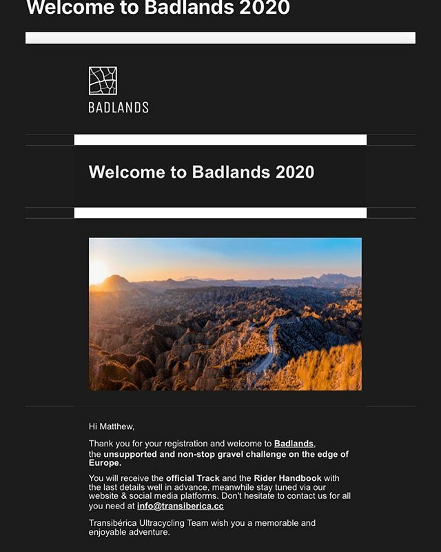 Oh, go on then #badlands2020 ift.tt/2Wim9wm