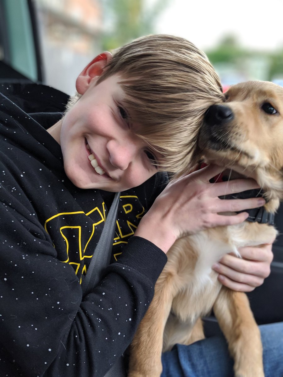 Today <a href="/dinoboyblog/">William Holden</a> and I borrowed a friend's puppy and it was the best day EVER!!!